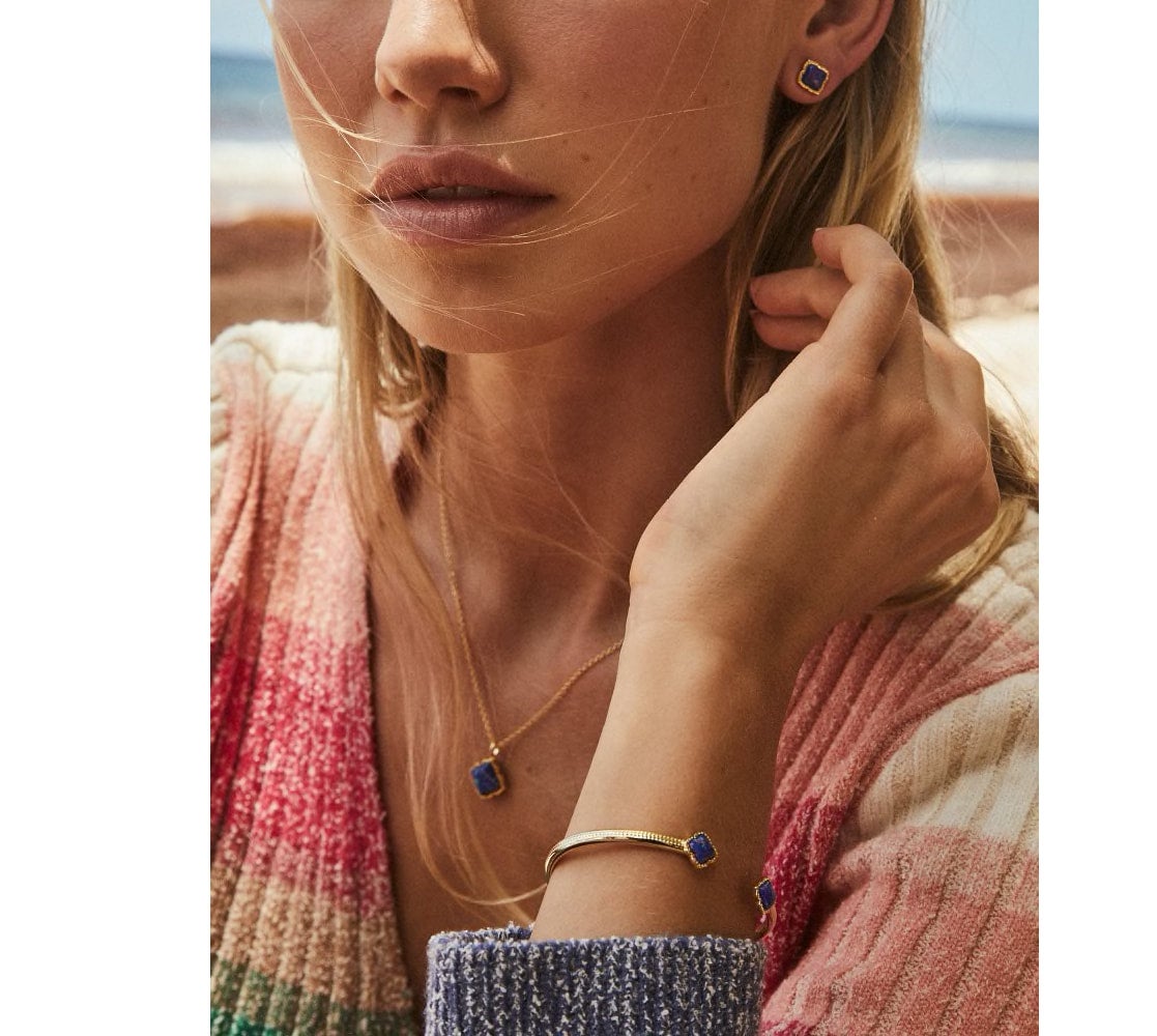 Kendra Scott Mallory Indigo Opal Stud Earrings Westlake Chap Store